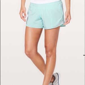 Blue lululemon shorts size 6 4”
